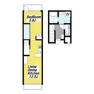 神奈川県川崎市多摩区登戸【マンション】の間取り