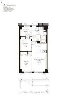フレンシア洗足池【1階】の間取り