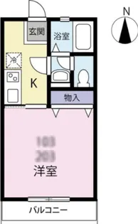 カトル セゾン【1階】の間取り