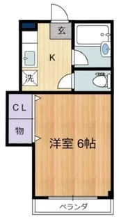 ロワール調布【2階】の間取り