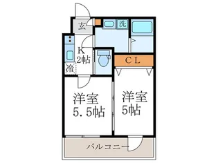 ベレーザ西陣I【2階】の間取り