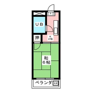 ハイカレッジ泉【3階】の間取り