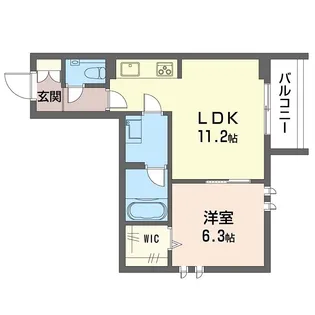 ウィズプラス等々力【2階】の間取り