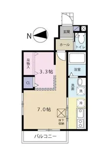 レラ リュミェール【1階】の間取り