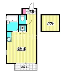 東京都中野区南台4【アパート】の間取り