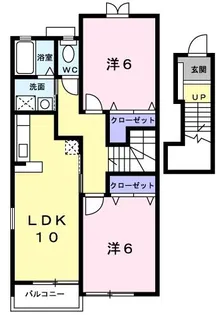 アルシオネA【2階】の間取り