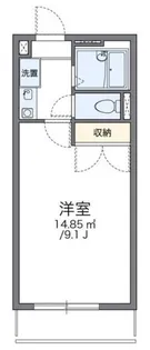 レオパレスメイプルハイム高野台1号館【2階】の間取り