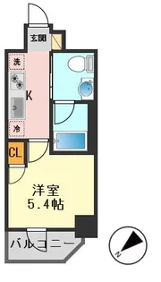 BPRレジデンス青砥【9階】の間取り