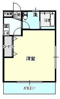 UYO高田馬場ザレジデンス【1階】の間取り
