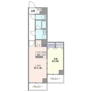 ネオアーバンレジデンス駒込【5階】の間取り