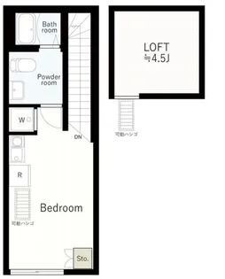 東京都品川区中延4【アパート】の間取り