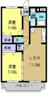 Y&Mグランディール・マリン【3階】の間取り