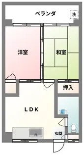 みつひろマンション【5階】の間取り