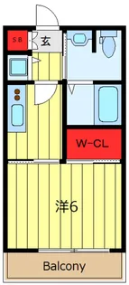 ノベル田端【2階】の間取り