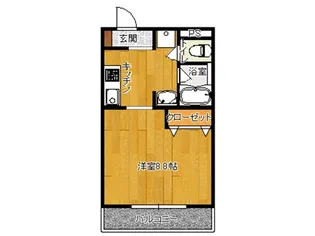 コーポラスハウスケープジャスミン【2階】の間取り