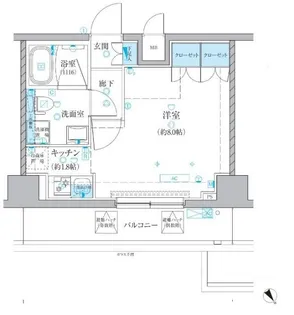 ベルシード梅島ブランシュ【7階】の間取り