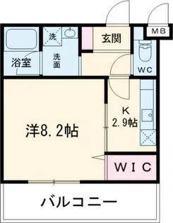 アリーバ古室【1階】の間取り