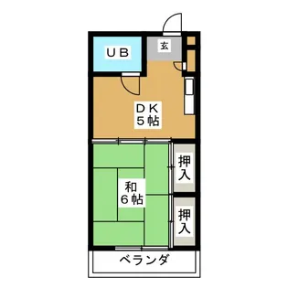 コンフォルム八幡【4階】の間取り
