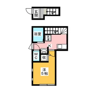 グリーンハイツ【2階】の間取り