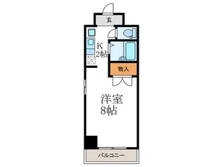 ツヴァイ・バ-ム・宝ヶ池【2階】の間取り