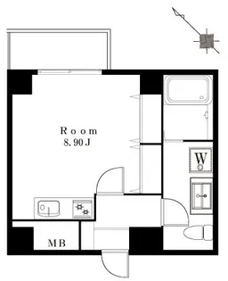 カーサグラン上野毛【2階】の間取り