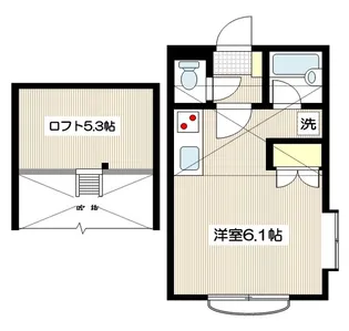 メゾングラシューズ【1階】の間取り