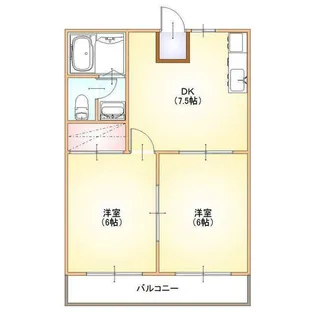 マノアールF【2階】の間取り