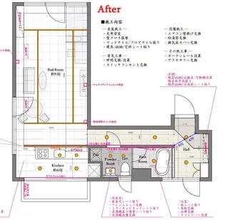 グランカーサ六本木【3階】の間取り