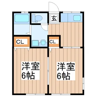 びゅうハイム【1階】の間取り