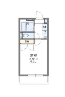 レオパレスガーデンビレッジ【2階】の間取り