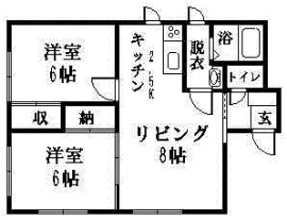 エミネント【1階】の間取り