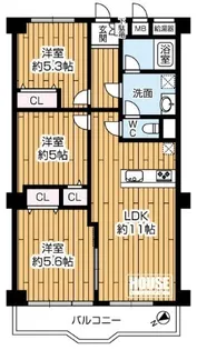 ニューライフ東品川【5階】の間取り
