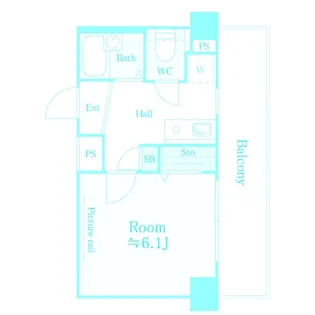 アルテーヌ新横浜【7階】の間取り