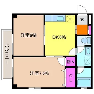 ヴィラ フェアモント【3階】の間取り