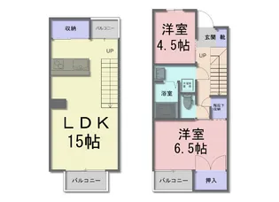 KG APARTMENTSの間取り