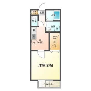 パルテール【1階】の間取り