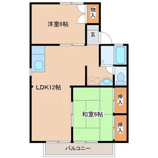ファーストコーポ八千代【2階】の間取り