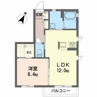 アプリコット【1階】の間取り