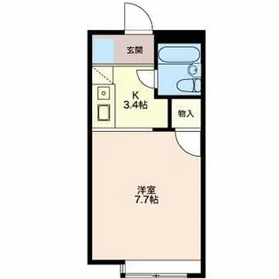 コーポウイング【2階】の間取り