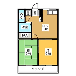 ビューハピネスU【2階】の間取り