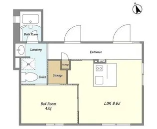FARE池袋I【2階】の間取り