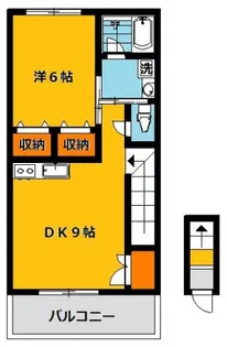 メルパルクハイツ【2階】の間取り