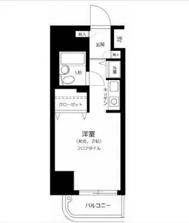 フロール巣鴨【5階】の間取り