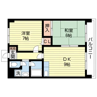 フェーザントビル【3階】の間取り