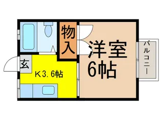 SKハイツ A棟【2階】の間取り