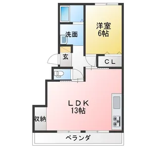 コニファーマンション岡田【2階】の間取り