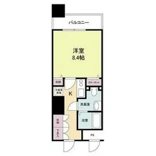 メゾン・ド・ヴィレ大阪城公園前【13階】の間取り