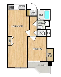 メゾンTAKEUCHI I【1階】の間取り