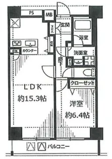 プレール・ドゥーク日本橋【9階】の間取り