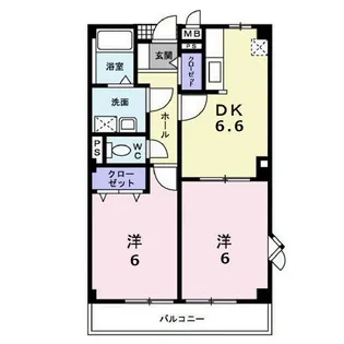 グランツ花園【2階】の間取り